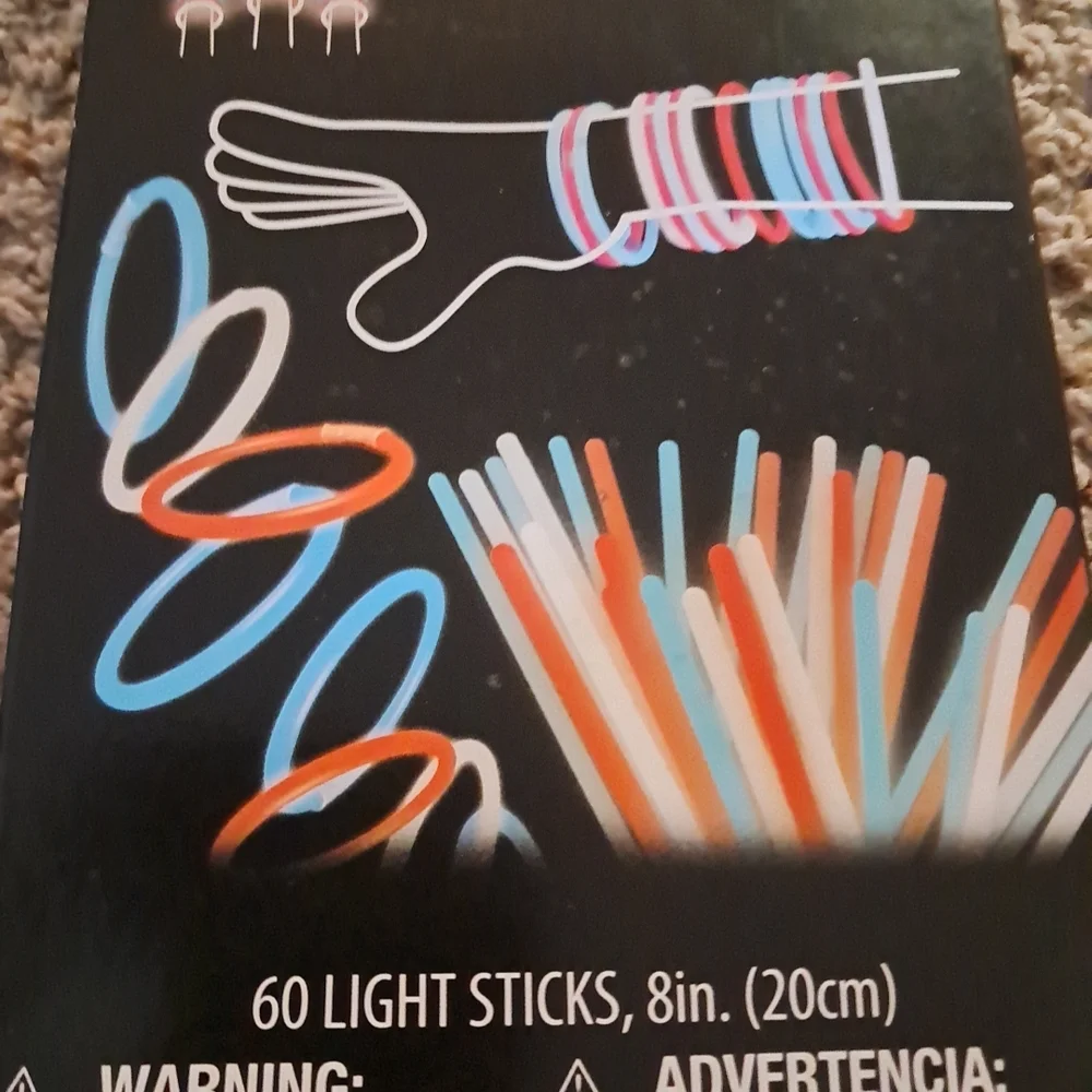 Patriotic Glow Bracelets - Red, Blue, White
